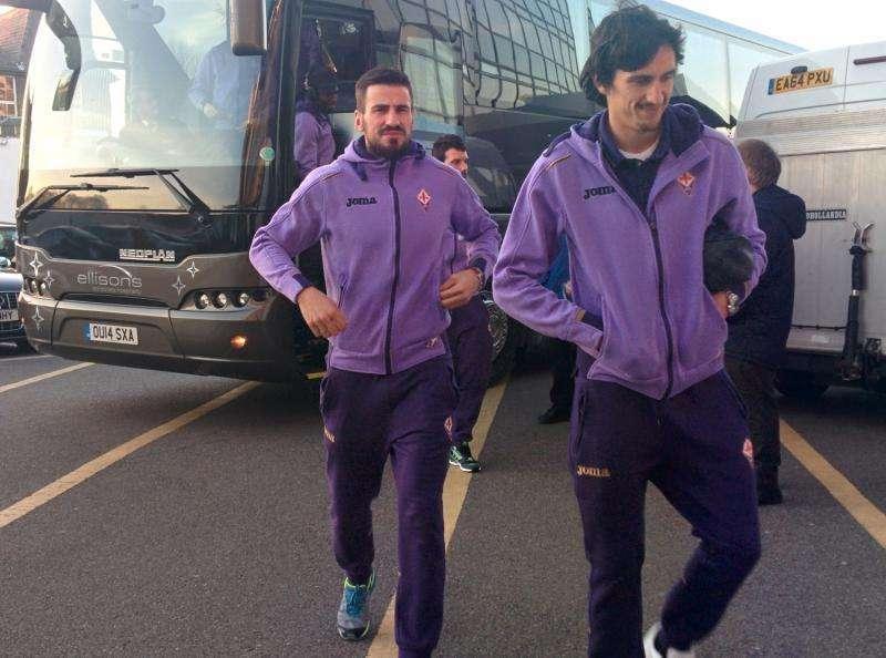 FOTO-VIDEO FV, La Viola arriva al White Hart Lane