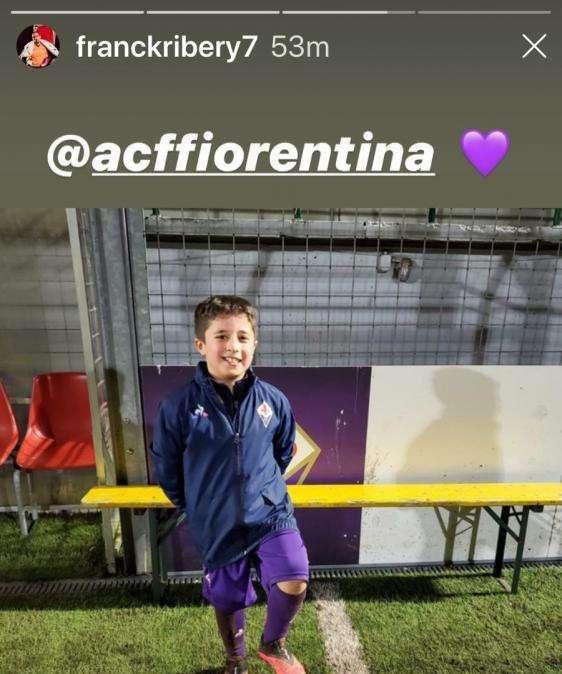 RIBERY, Il figlio inizia a giocare per la Fiorentina