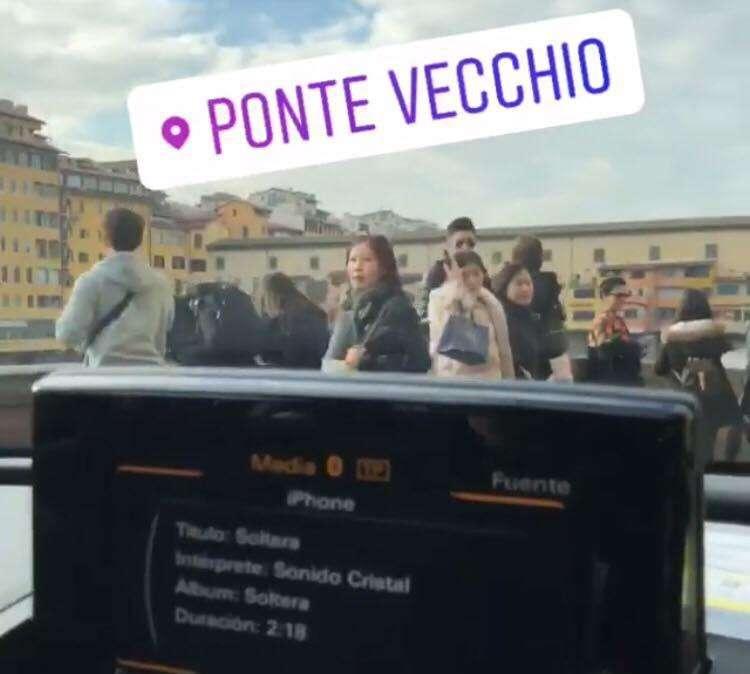 OLIVERA, Musica latina al volante sul Ponte Vecchio