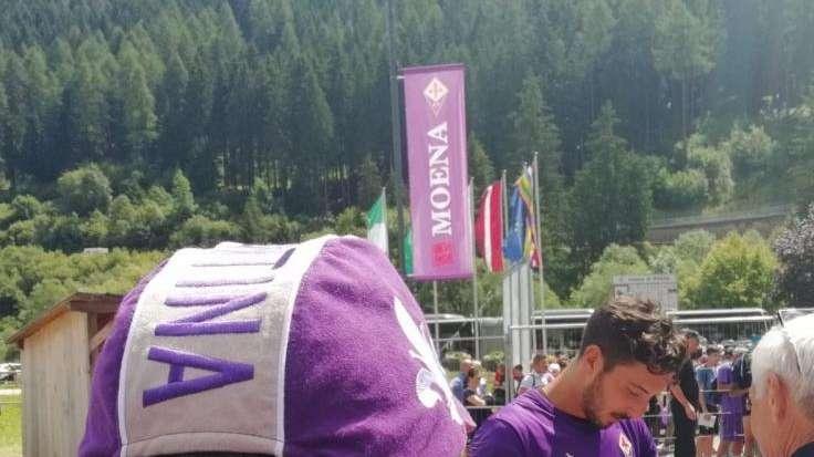 FOTO FV, Ceccherini firma i sui primi autografi viola