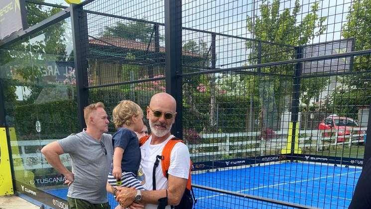 FOTO, Pioli ed ex viola al torneo per il Meyer