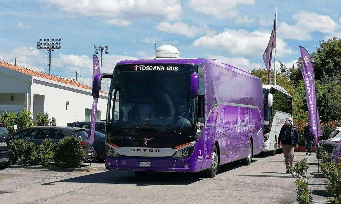 FOTO FV, Fiorentina in partenza per Crotone