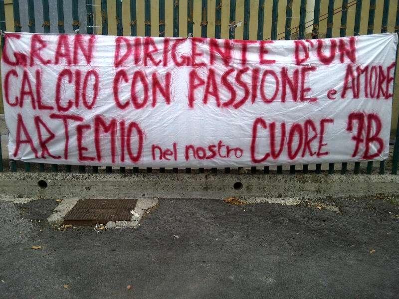 STRISCIONE, Dedicato ad Artemio Franchi