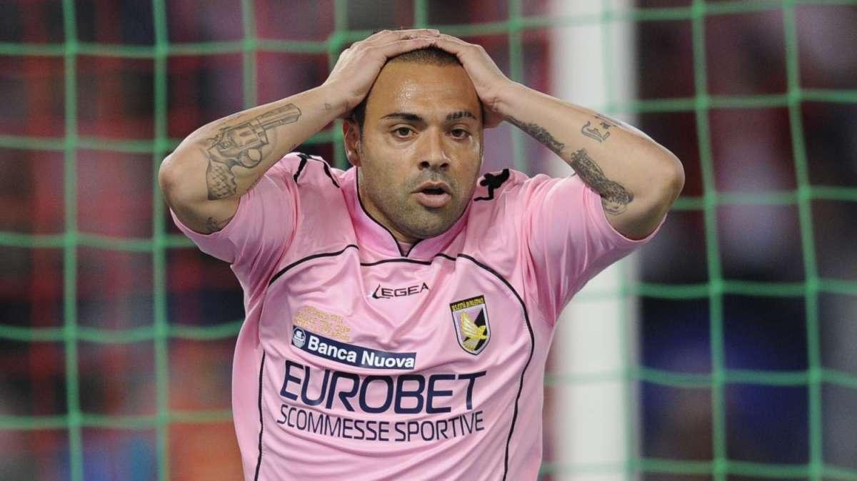 PALERMO-FIORENTINA 1-0, Infortunio per Miccoli