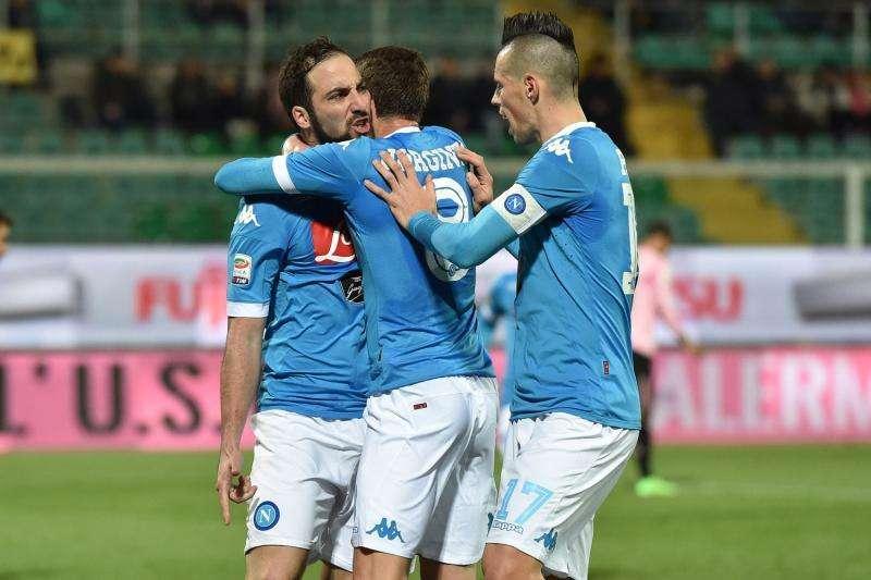 SERIE A, Napoli e Lazio battono Palermo e Atalanta