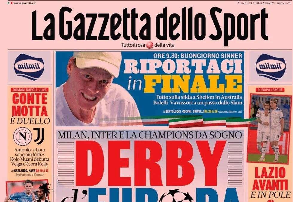 RASSEGNA STAMPA, Le prime pagine dei quotidiani