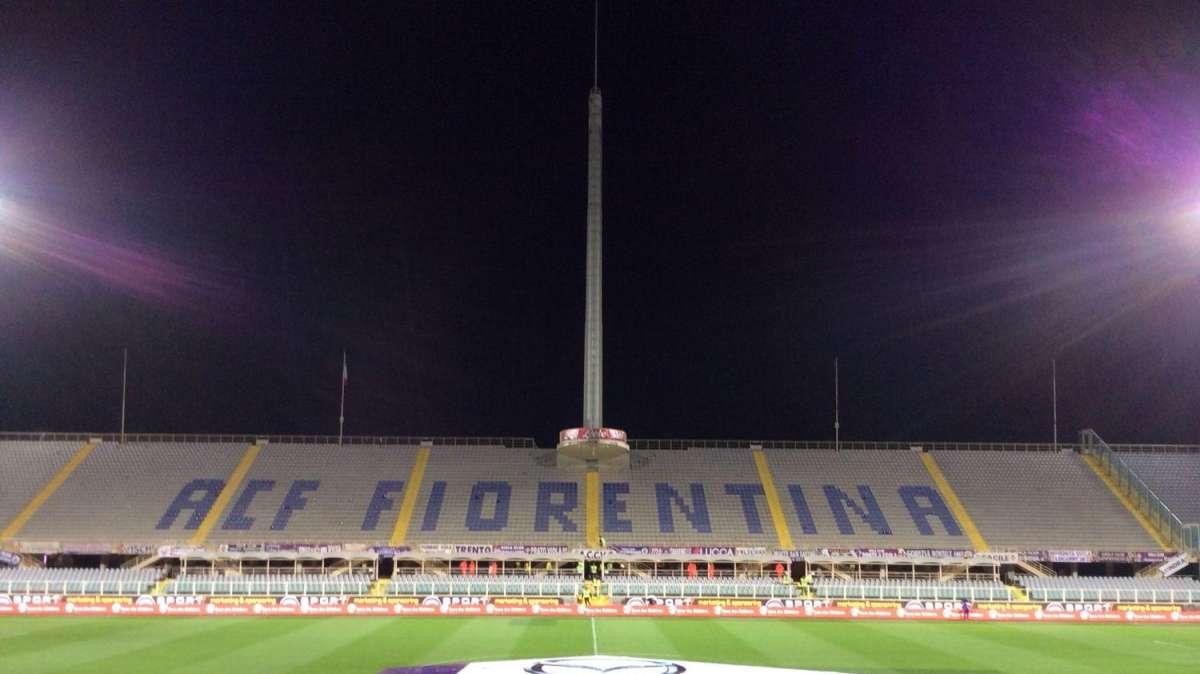 FRANCHI, Squadre in campo per il riscaldamento