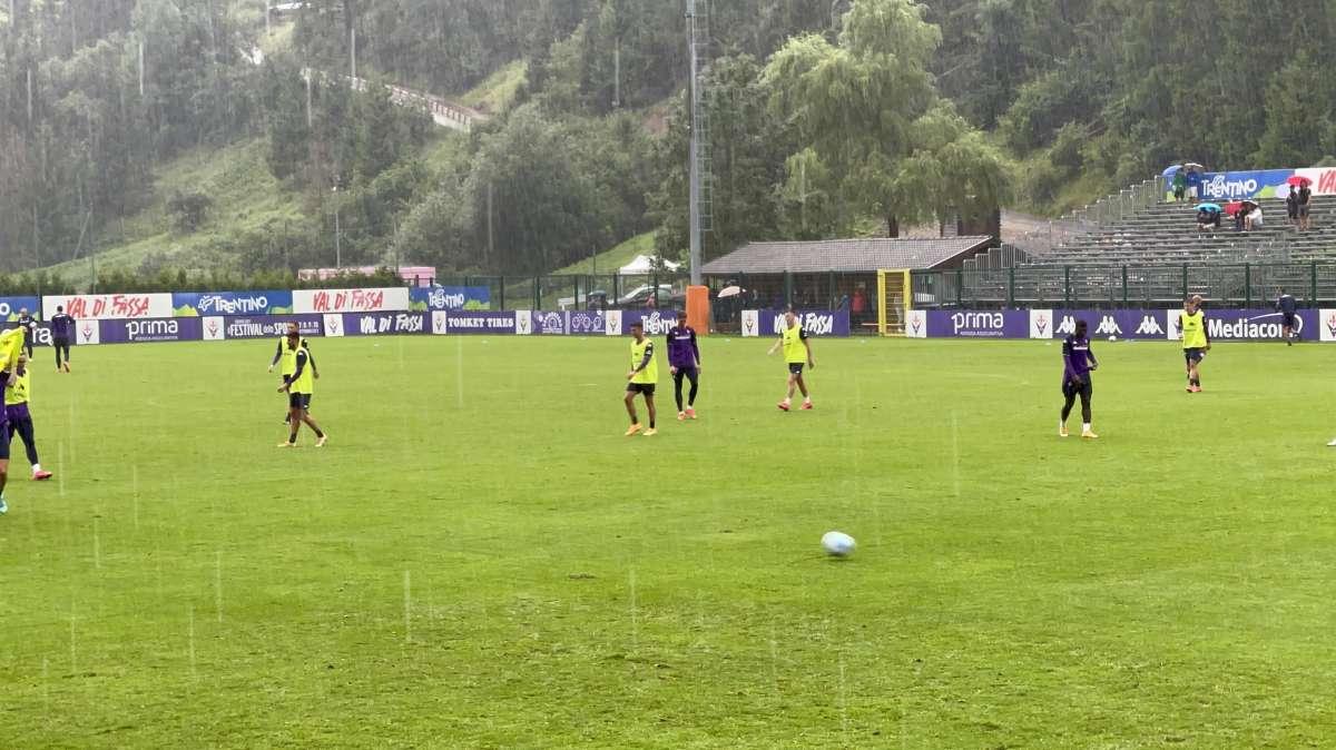 MOENA, Inizia il diluvio: termina l’allenamento