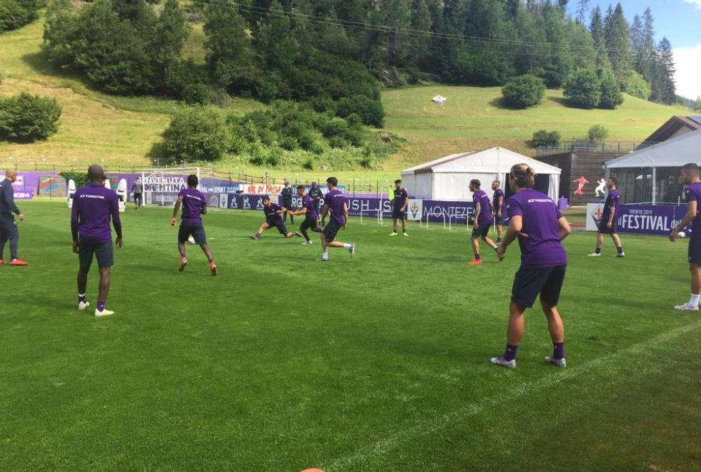 VIDEO FV, Ecco il torello dei giocatori viola