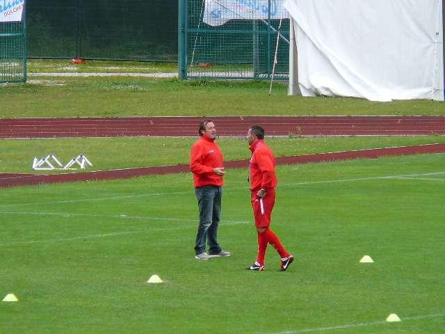 CORTINA, Guerini e Mihajlovic discutono in campo
