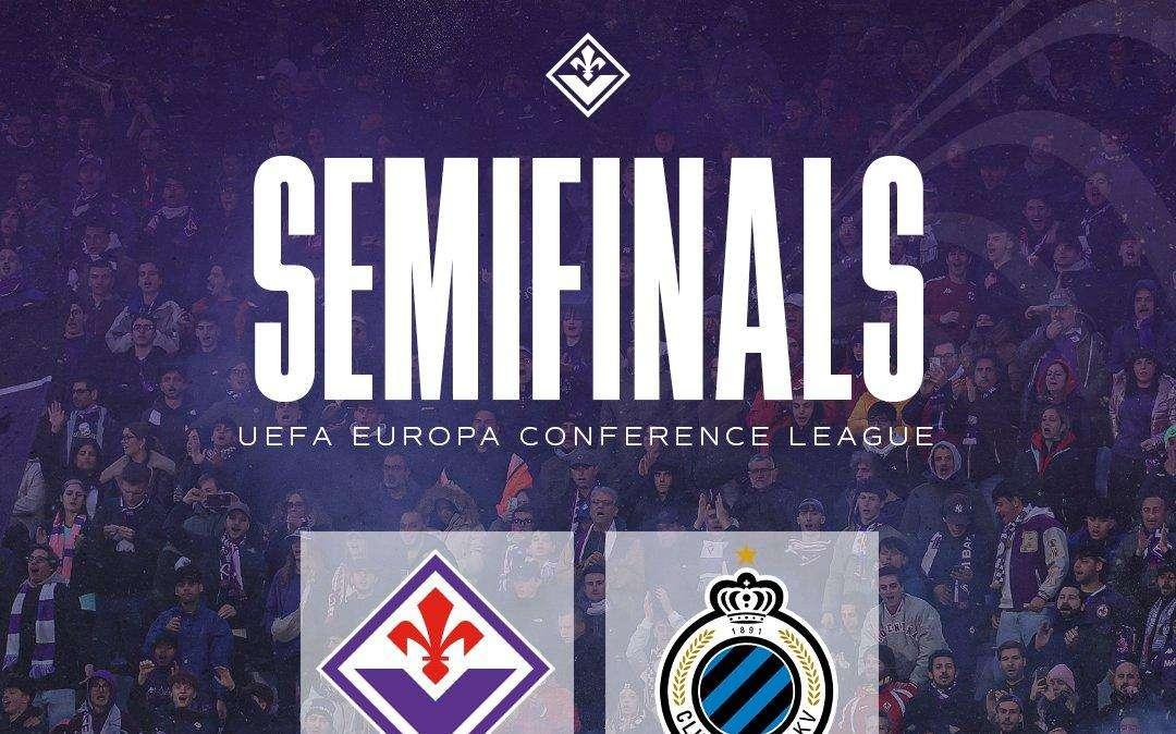 ACF, Le date e gli orari delle semifinali con il Brugge