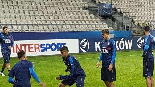 BERNA, Titolare nel tridente dell'Italia U21