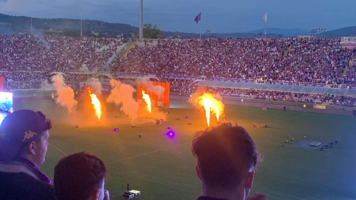 VIDEO FV, Che festa al Franchi per l'inno della Fiorentina