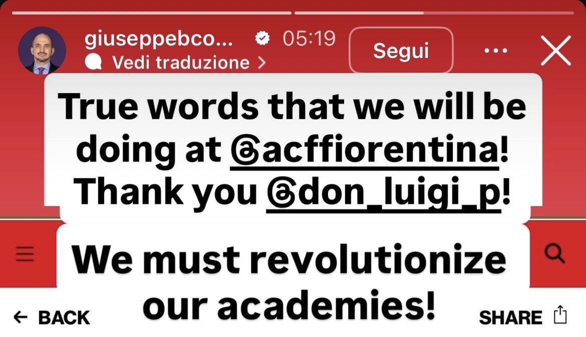 Giuseppe Commisso: "Rivoluzioneremo le nostre scuole calcio"