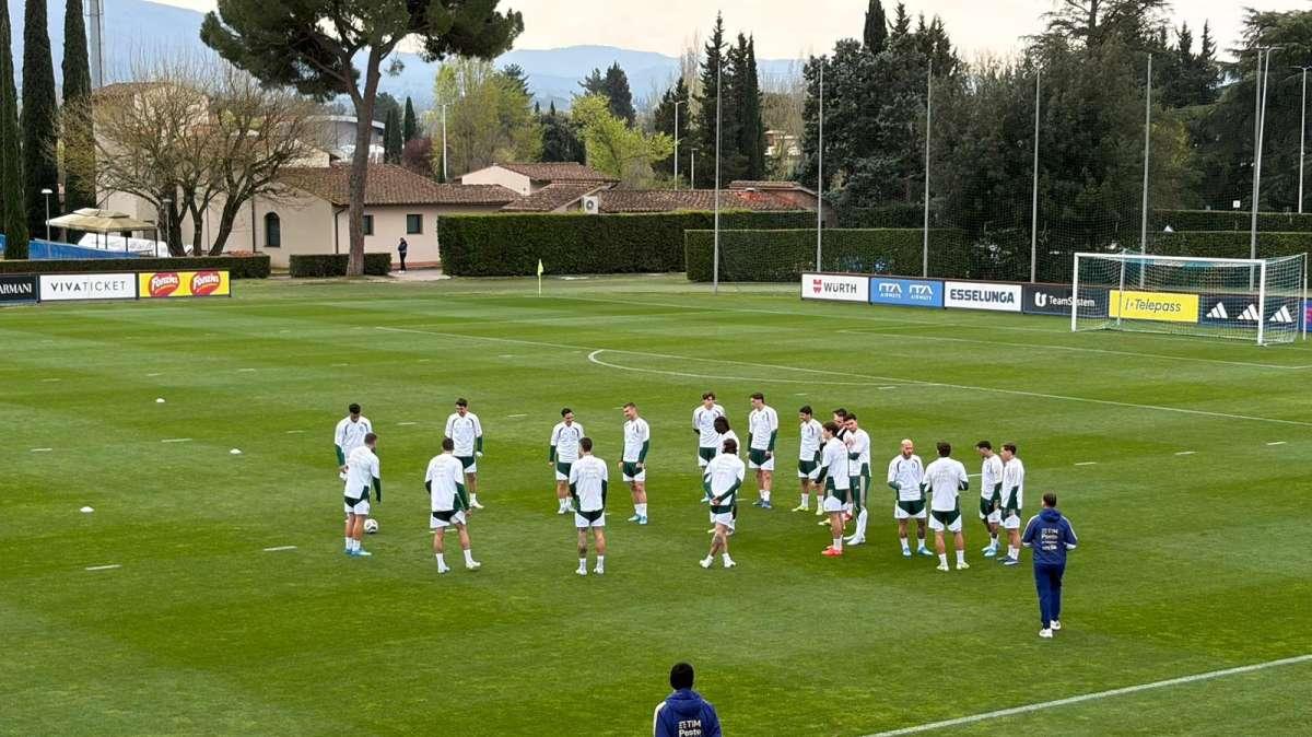 Italia verso la Bosnia, rifinitura a Coverciano: Kean pronto alla conferma da titolare