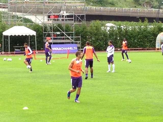 MOENA, Esercizi con la palla, rientra Jovetic