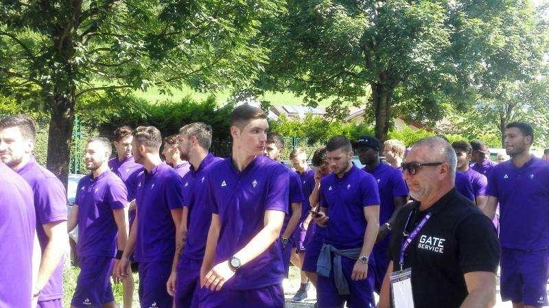 FOTO FV, Viola incontrano i tifosi al Village