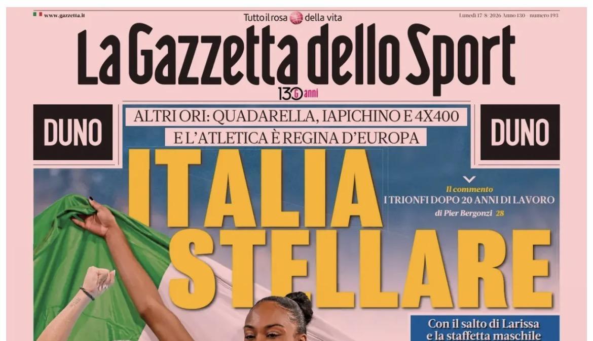 Rassegna stampa, ecco le prime pagine dei quotidiani sportivi