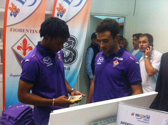FOTO FV, Cuadrado-Rossi agli autografi al 3 Store