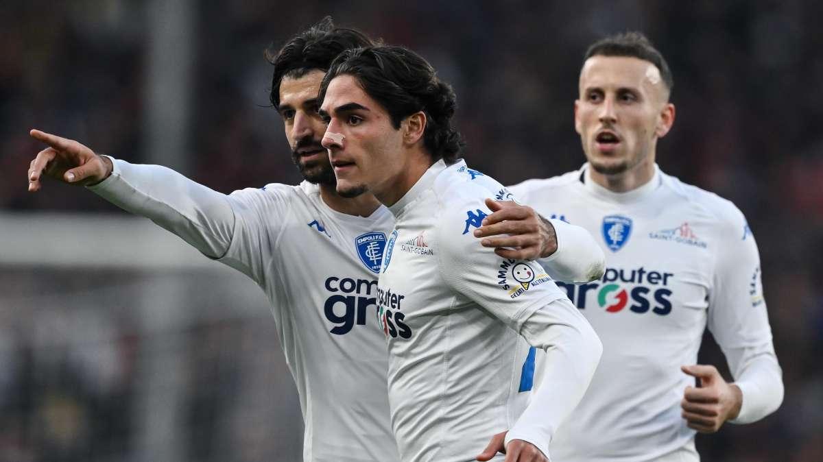 GENOA-EMPOLI, È 1-1, segnano Malinovskyi e Cancellieri