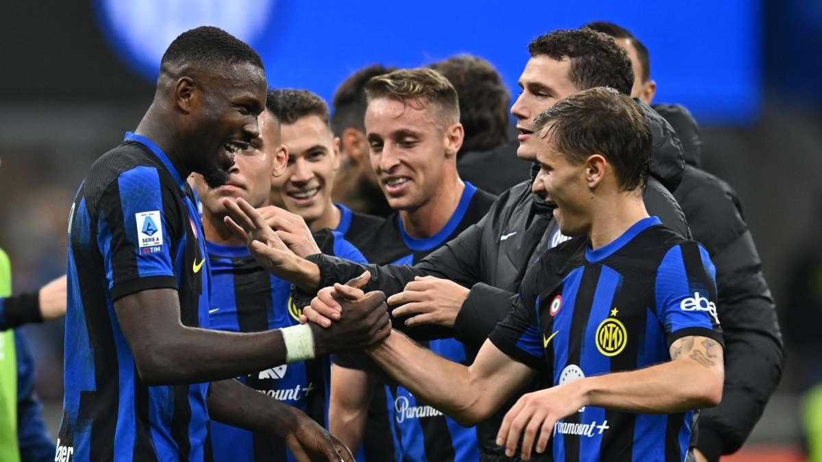 INTER, Thuram decide la gara con la Roma: è 1-0