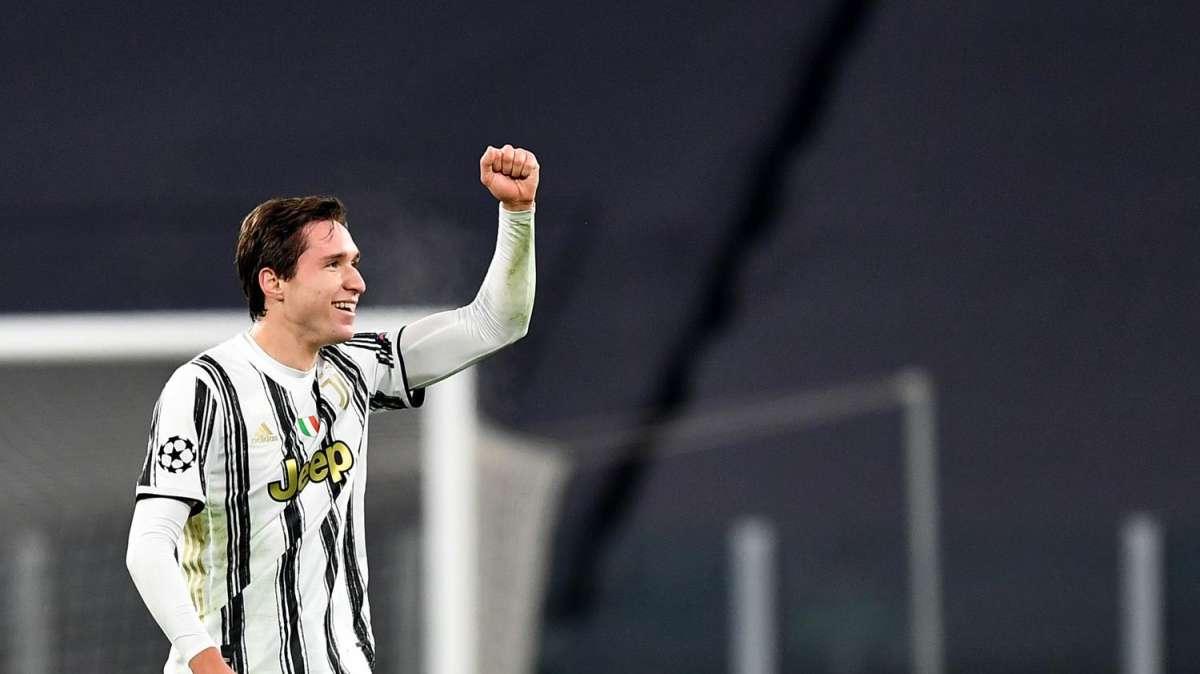 UCL, Vince la Juve con gol di Chiesa. Pari Lazio