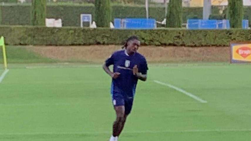 FOTO FV, Da Coverciano: Kean si allena a parte
