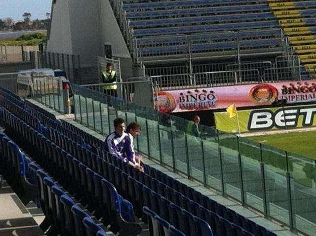 IS ARENAS, JoJo e Ljajic vedono la partita insieme