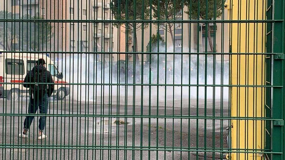 FOTO FV, Vannucci nel settore ospiti. I tifosi...