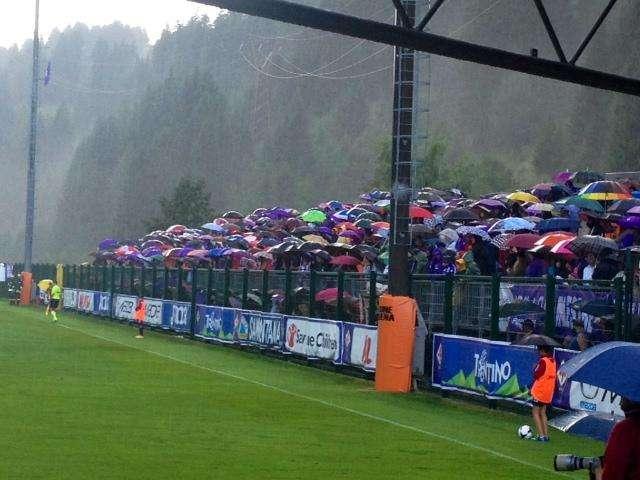 MOENA, Allenamento sospeso per temporale