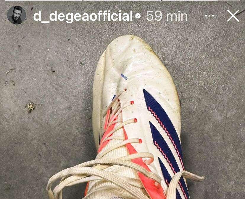 De Gea e lo scontro con Pulisic: la caviglia sanguinante mostrata dallo spagnolo