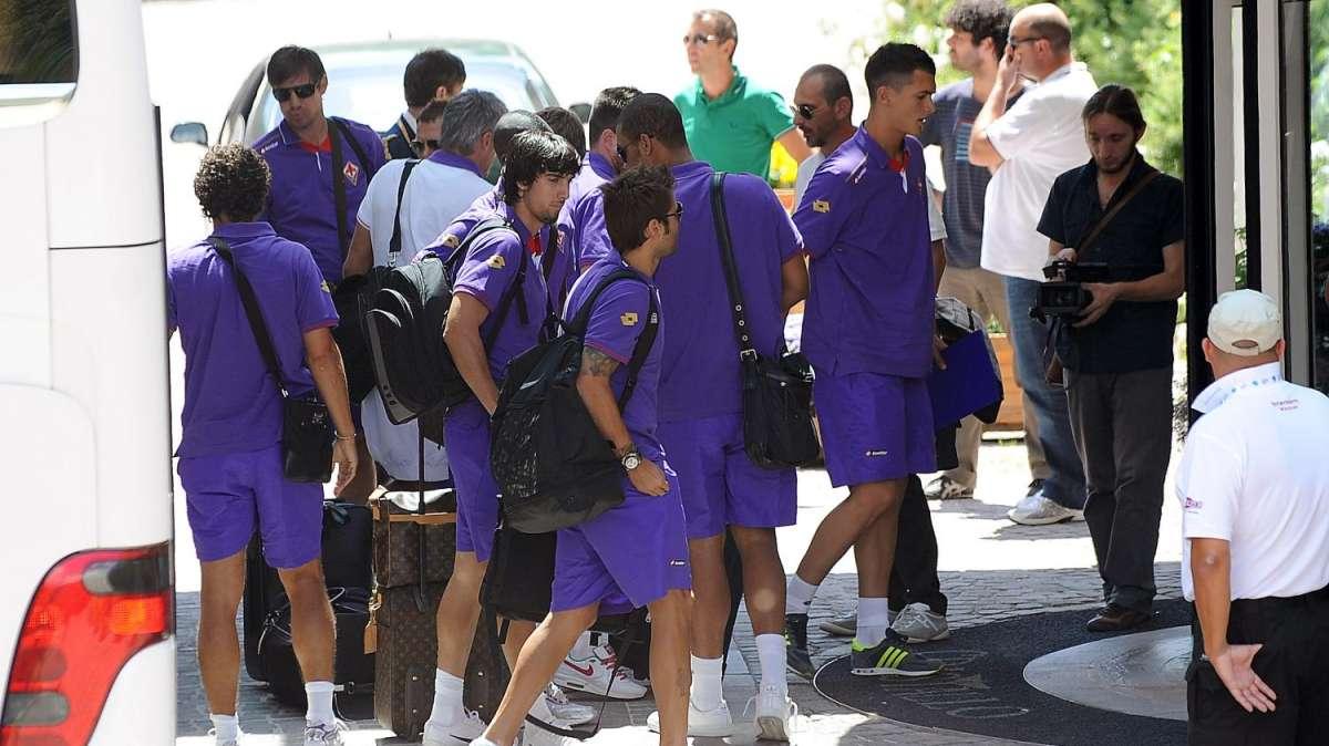 RITIRO, I viola sono arrivati a Cortina 