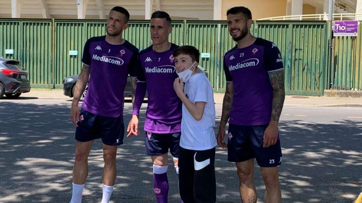 VIDEO FV, Sorrisi dopo l'allenamento con bambini