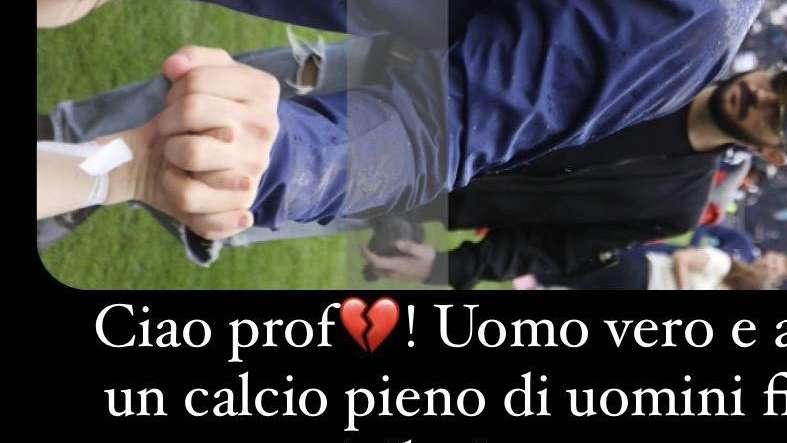 GOLLINI, Saluta Ventrone: "Un uomo vero: addio"