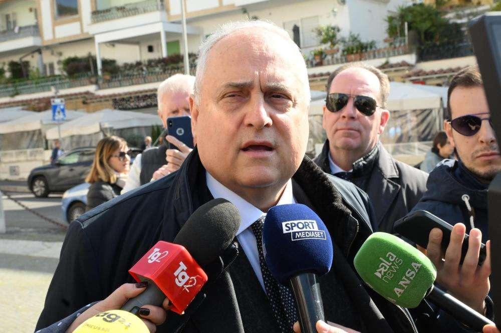 Lotito: "Gravina? Ha un ruolo e non si mette mai in discussione"
