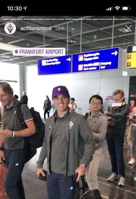 FOTO, Fiorentina arrivata a Francoforte. Ora...