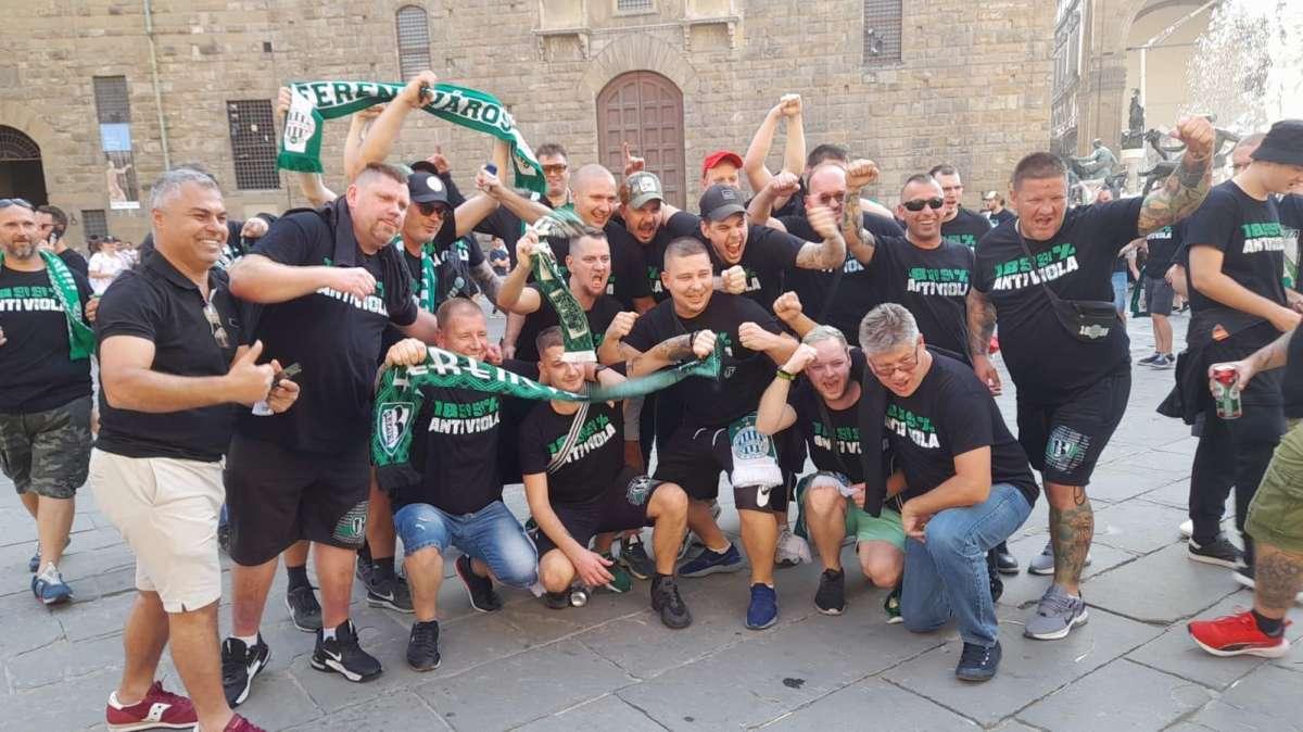 VIDEO FV, Tifosi Ferencvaros in corteo per Firenze