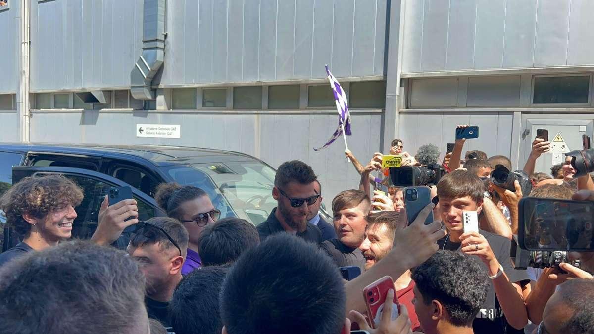 VIDEO FV, Entusiasmo per De Gea: primi cori dei tifosi