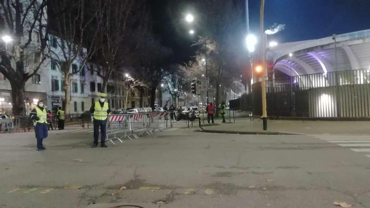 FOTO FV, Franchi transennato regolarmente. E il bus...