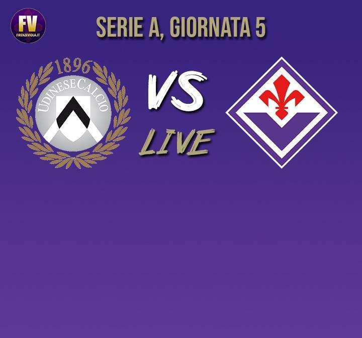 UDINESE-FIORENTINA 0-2, RIVIVI IL LIVE DI FV