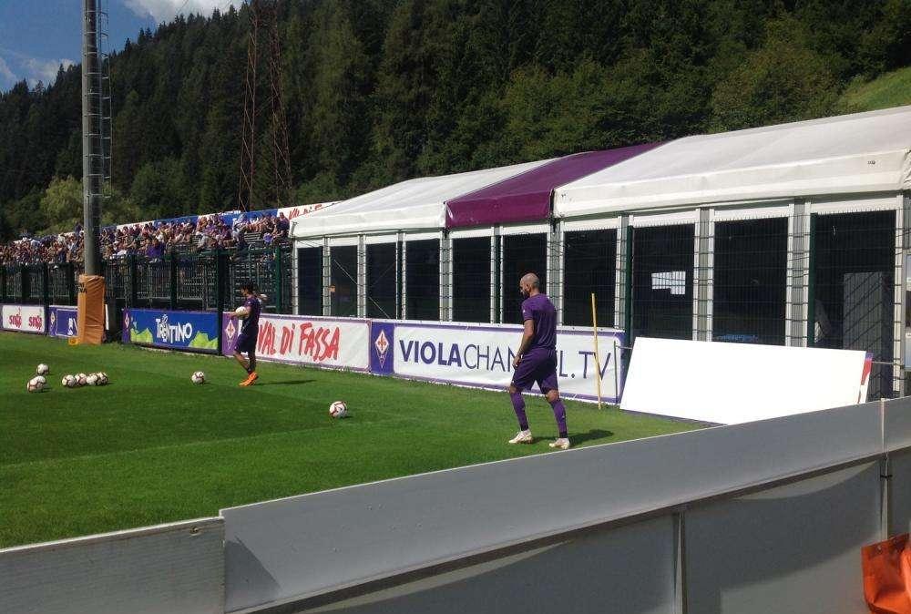 FOTO FV, Prove di calci d'angolo: batte Saponara
