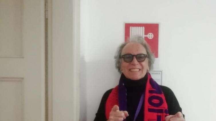 FOTO FV, Anche Riccardo Fogli tifa viola al Franchi