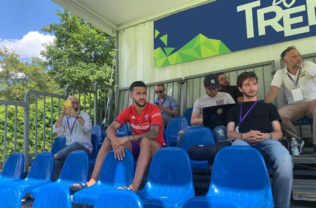 FOTO FV, Un giornalista speciale in tribuna: è Nico