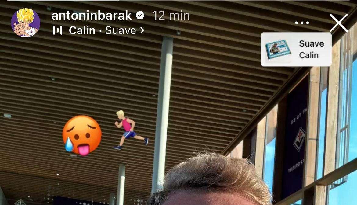 FOTO, Barak è tornato: oggi era al Viola Park