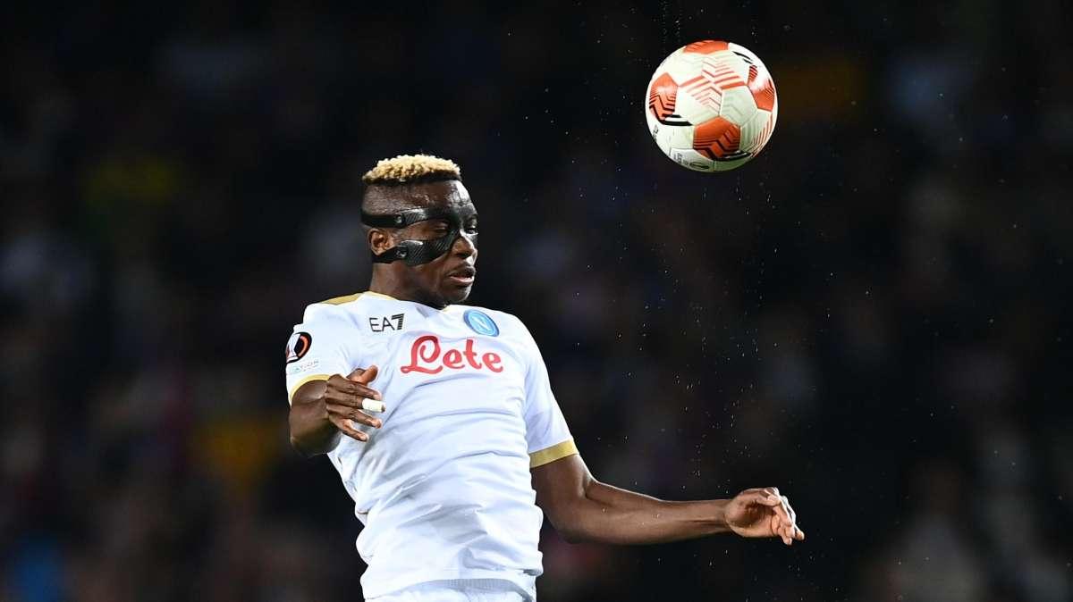 E. LEAGUE, Le formazioni ufficiali di Napoli-Barça