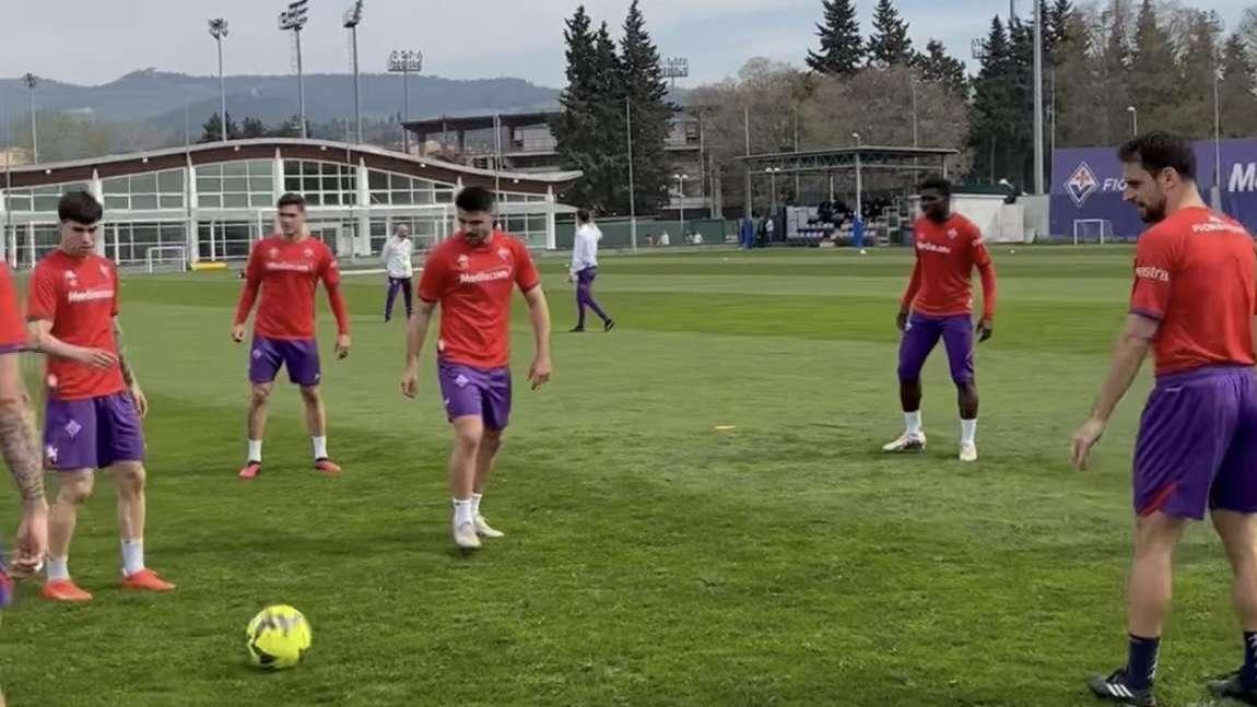 FOTO, La seduta odierna della Fiorentina ai campini