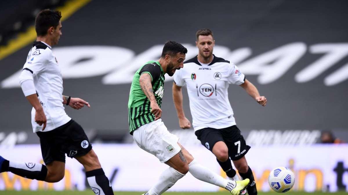 SASSUOLO, Vittoria per 4-1 contro lo Spezia