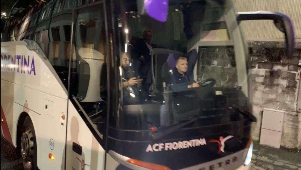 VIDEO FV, La Viola lascia Bergamo in pullman