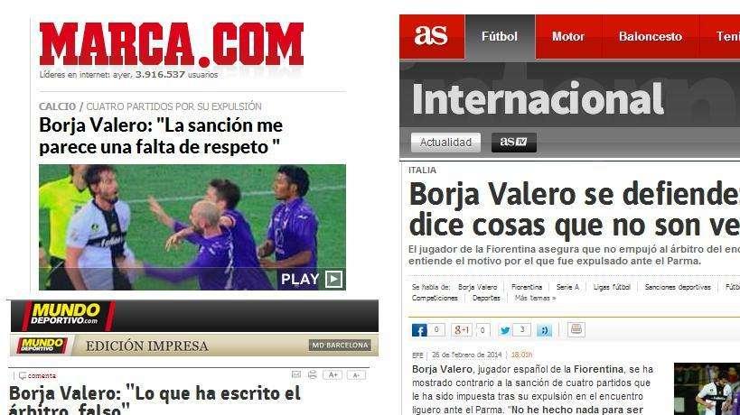 CASO BORJA, Come lo vedono i media spagnoli