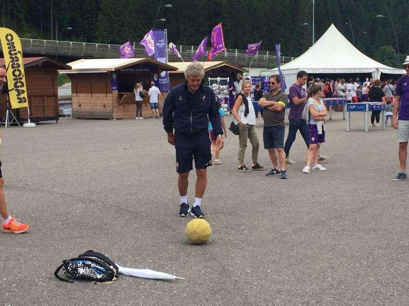 VIDEO FV, Antognoni scherza... a colpi di punizione